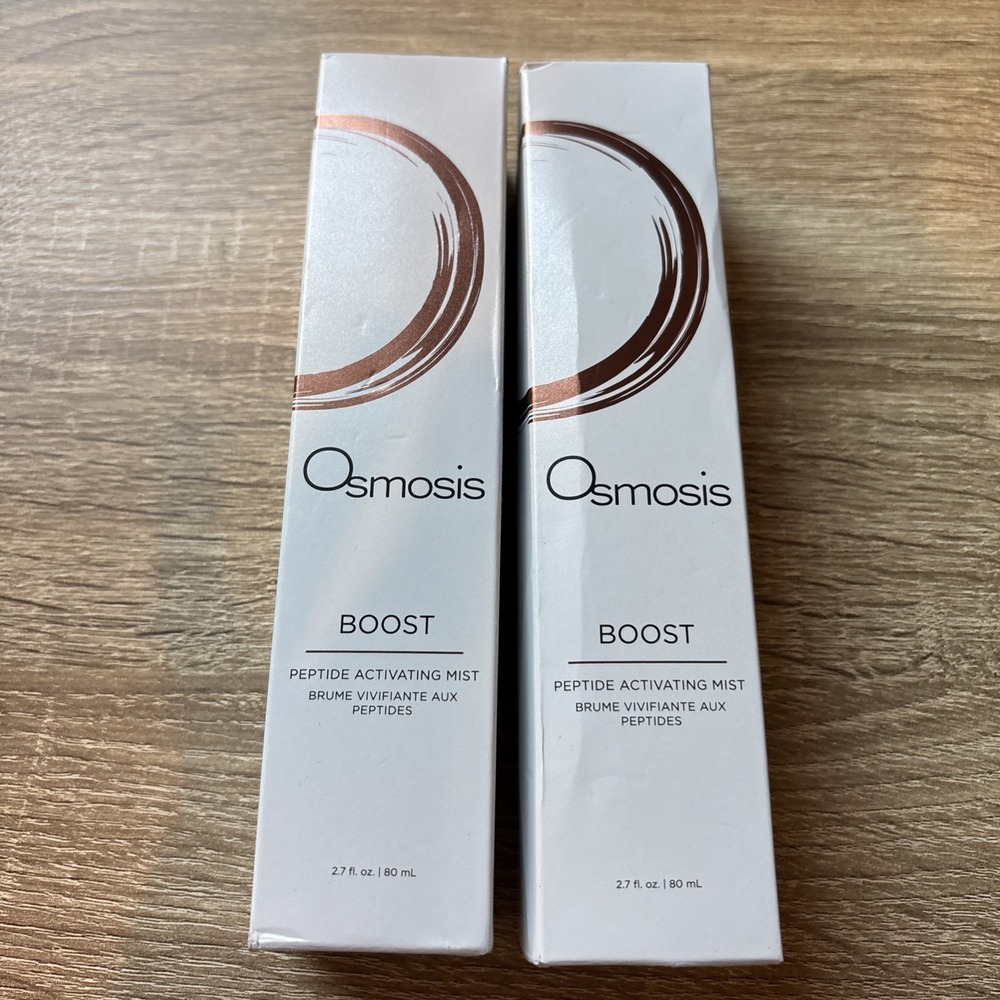 LOT OF 2 Osmosis Boost Peptide Activating Mist 2.7 oz NEW IN BOX